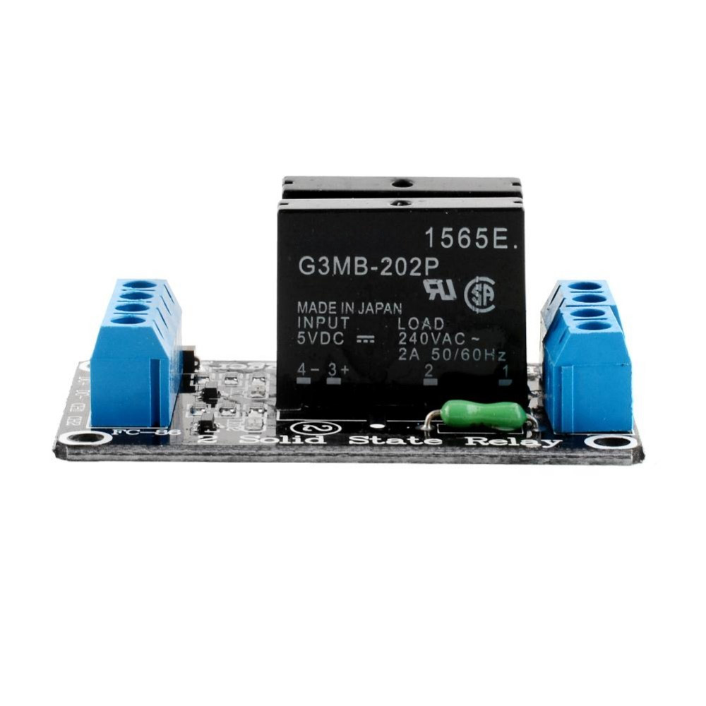2 Kanal Solid State Relais Modul 5V/230VAC High Level Trigger