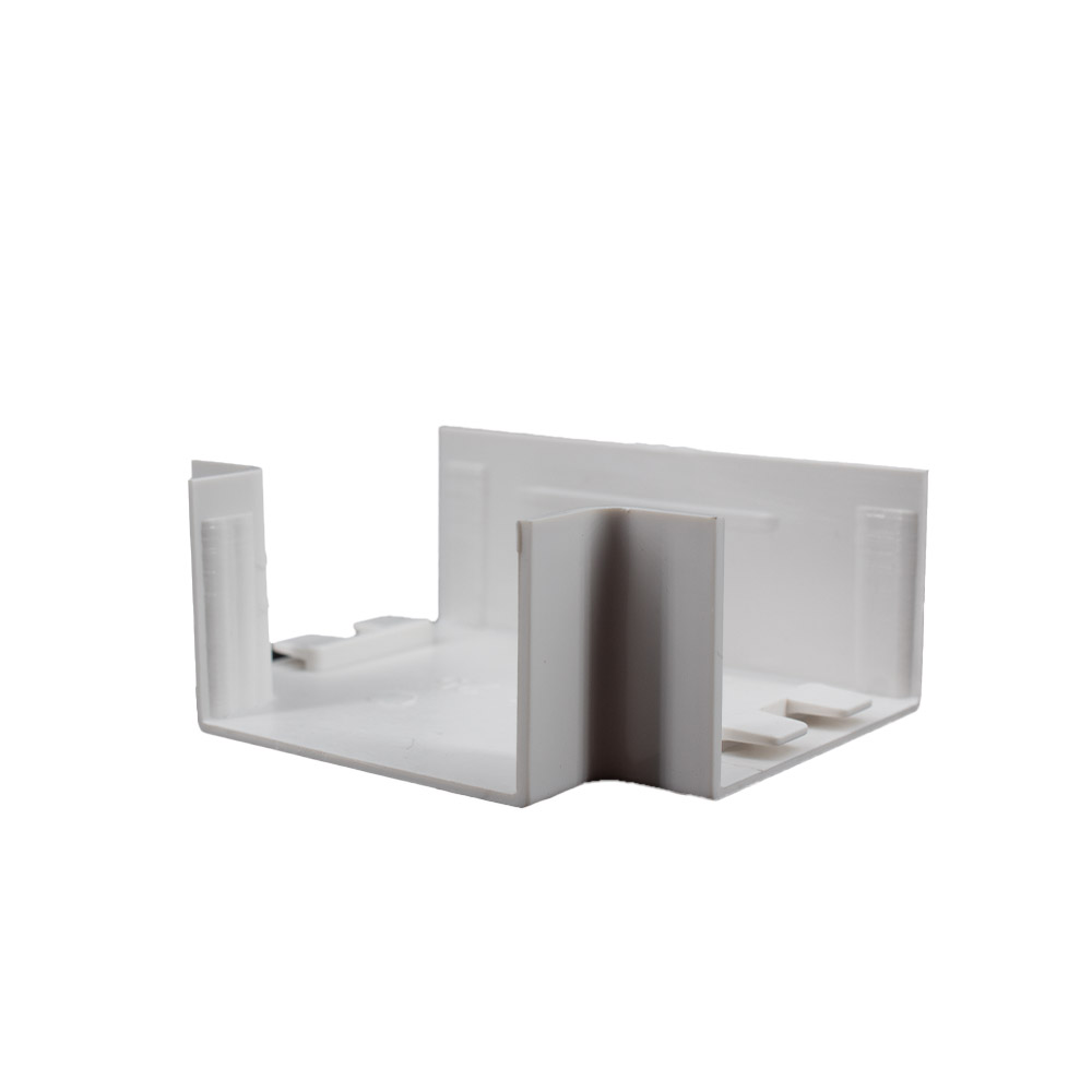 10x Kabelkanal T-Stück 40x25 weiss