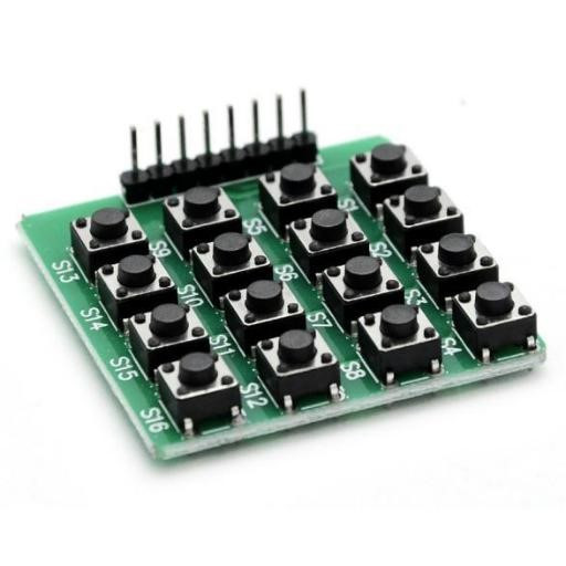 4x4 Keypad Modul mit Arduino UNO ansteuern