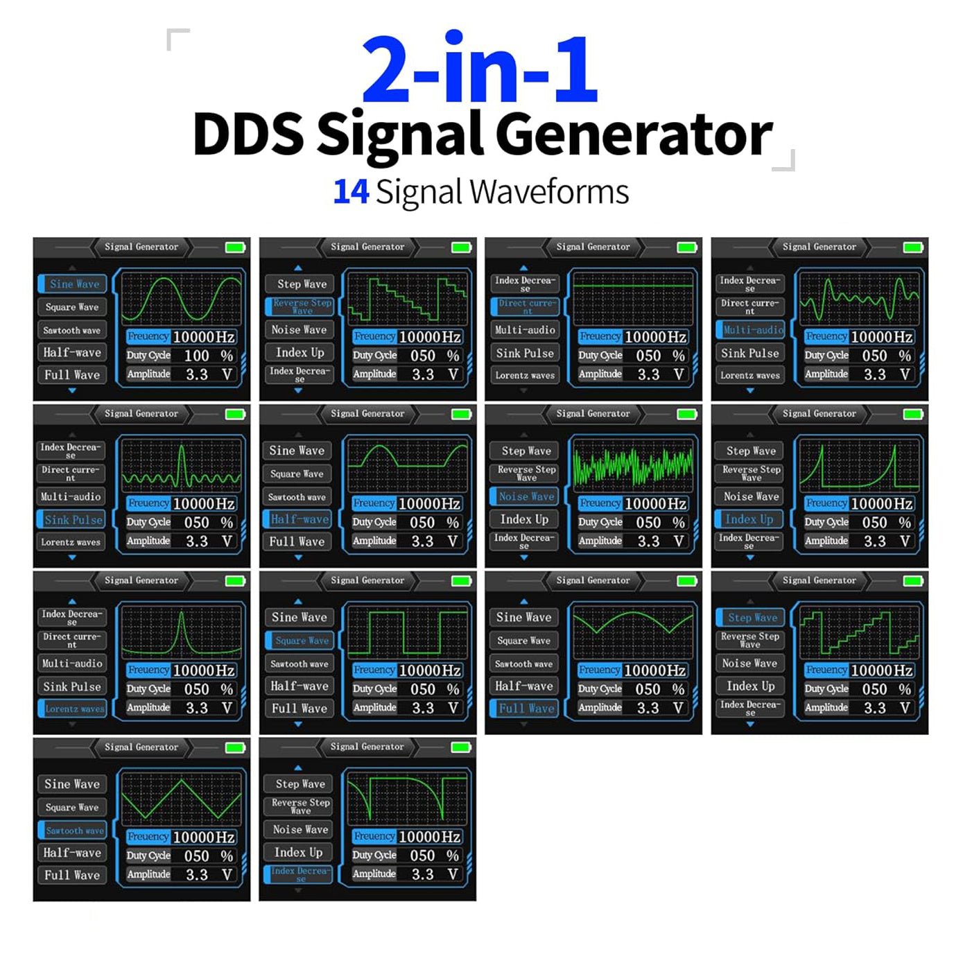 FNIRSI DSO-153 Mini-Oszilloskop mit Signalgenerator – 1 MHz Bandbreite, 5 MS/s, 2,4" Display