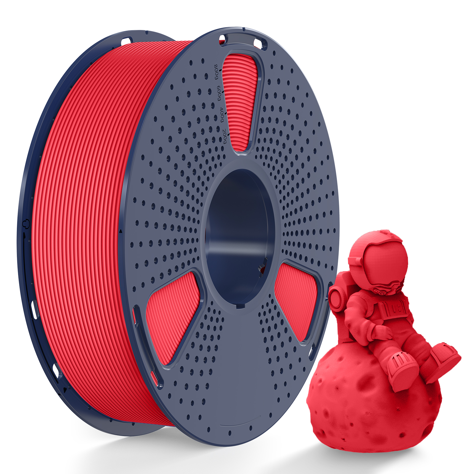 Sunlu PLA Matte Filament Red 1.75mm 1kg