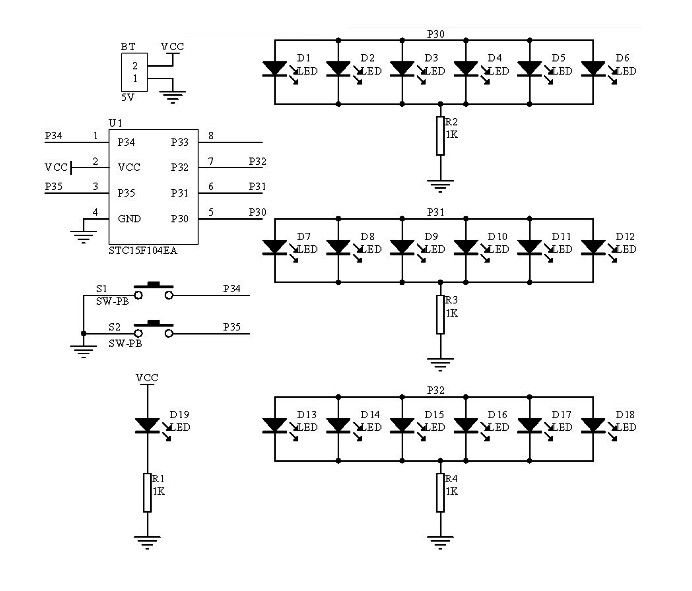 Bausatz Elektronische LED Windmühle