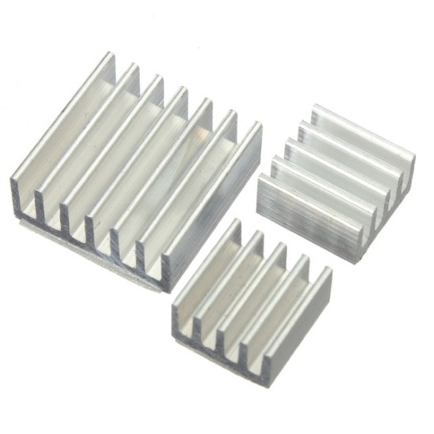 3x Aluminium Kühlkörper für Raspberry PI