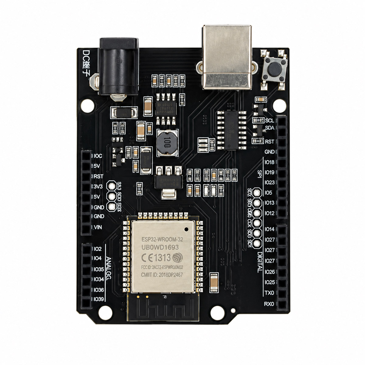 ESP32 D1 UNO R3 USB-B Entwicklungsboard