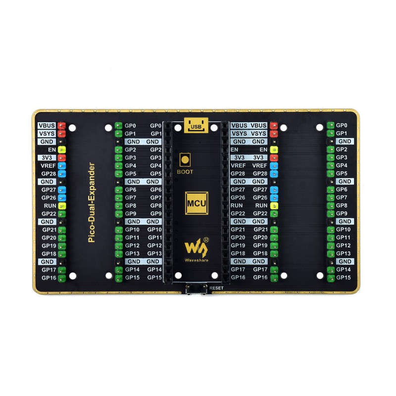 Waveshare Dual GPIO Expander für Raspberry Pi Pico