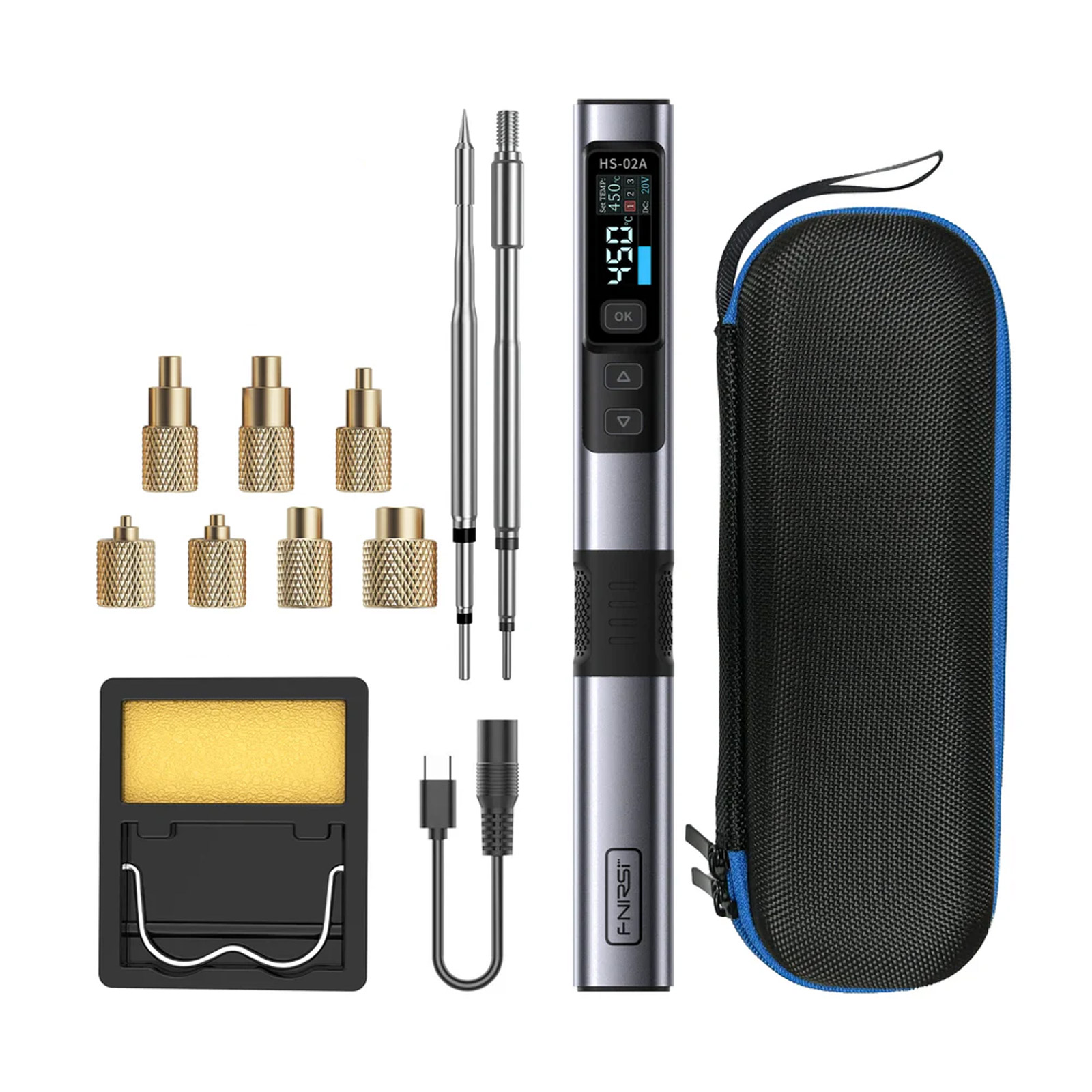 FNIRSI HS-02 Lötkolben Einschmelzgewinde Kit