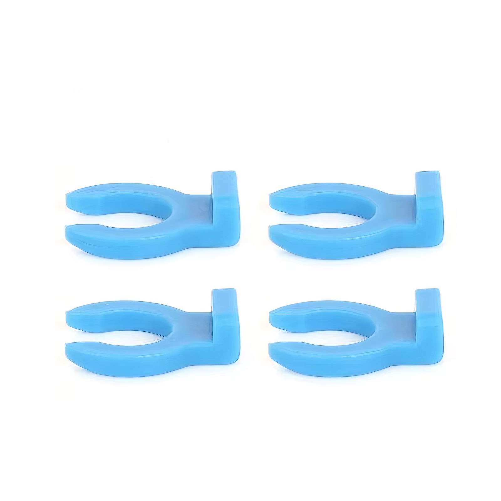 10x PTFE Verbinder Clip blau