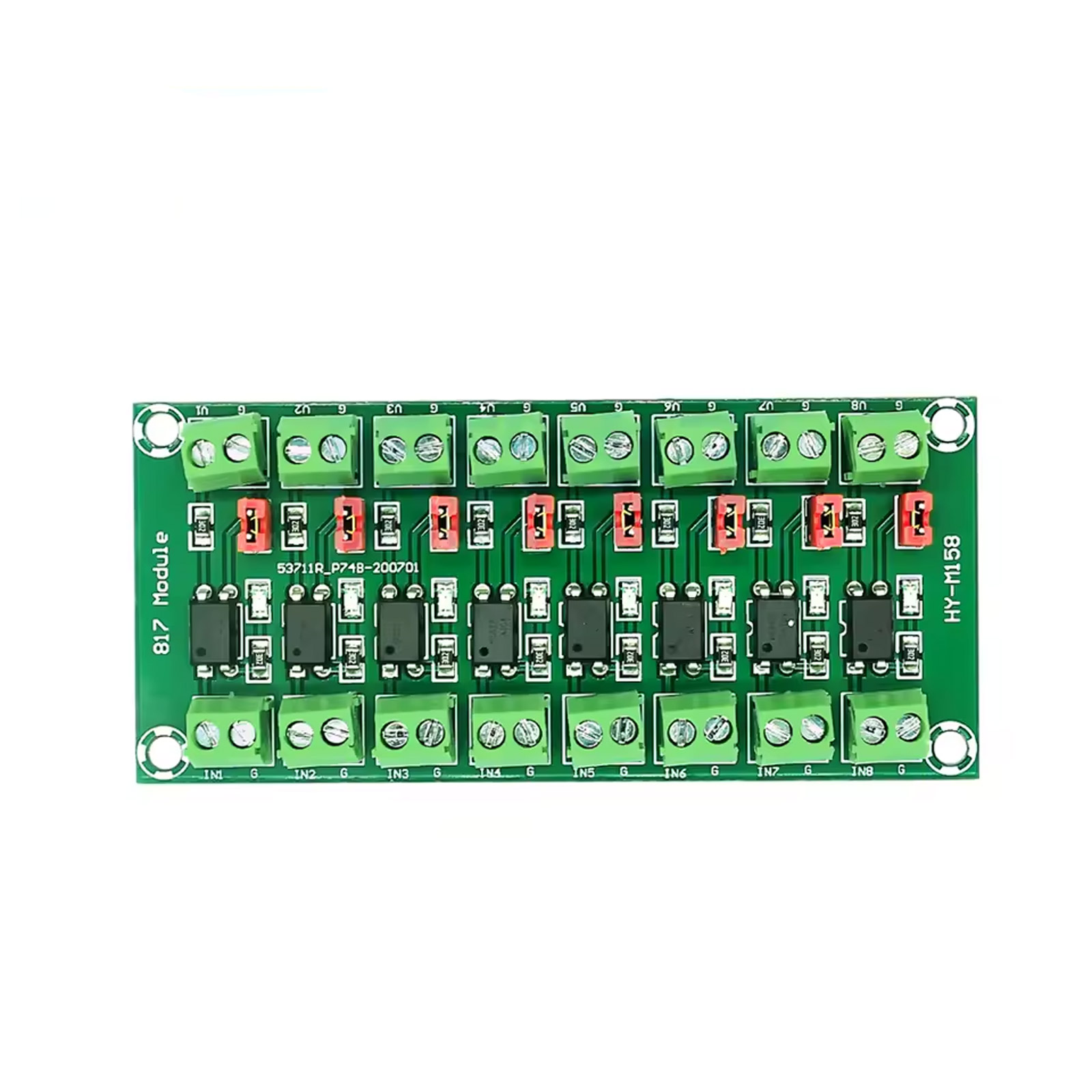 PC817 Optokoppler Isolationsmodul 8-Kanal 3,6–30 V Treiber Spannungswandler