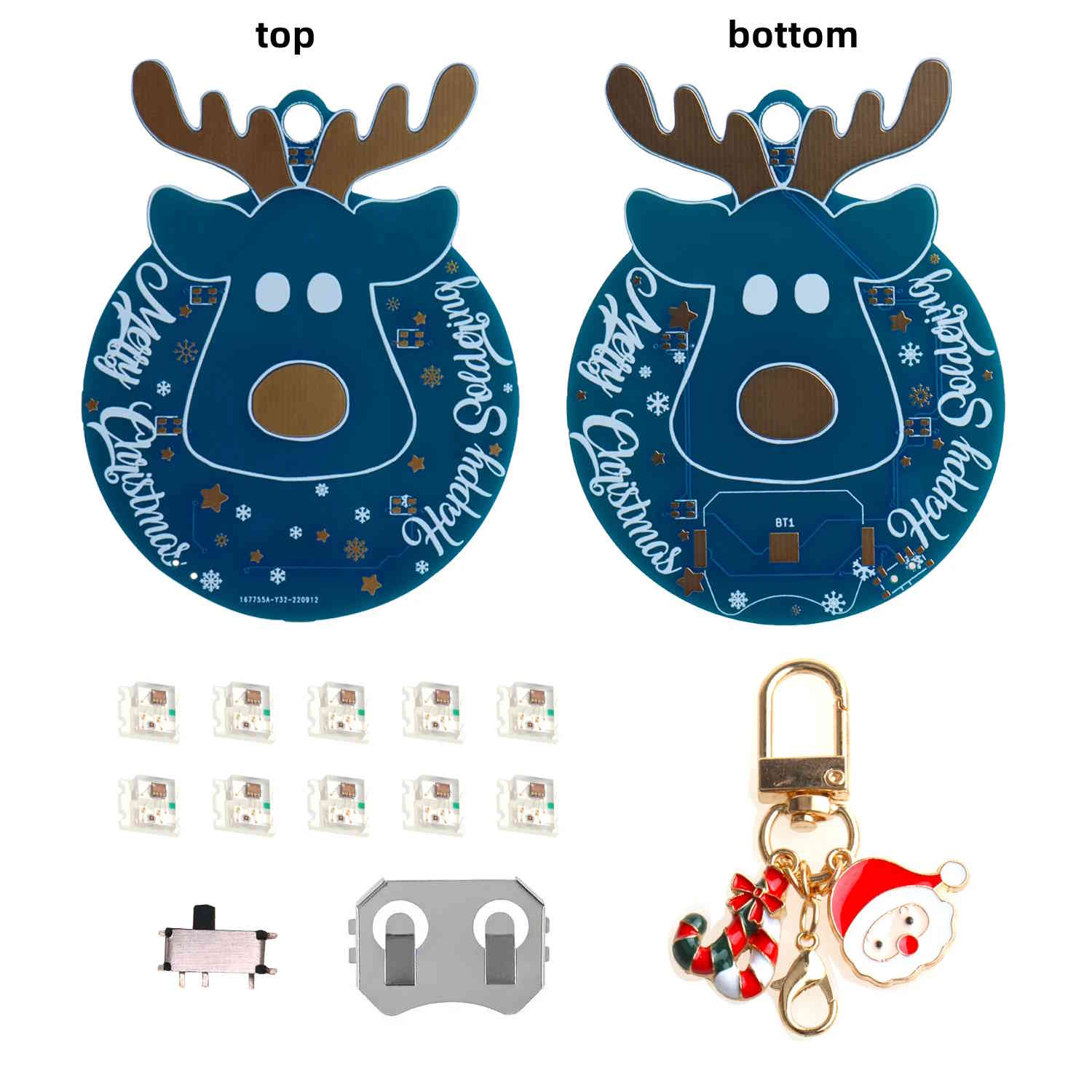 Bausatz DIY LED Weihnachtsbaum Anhänger 3-in-1
