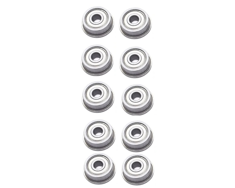 10x Flansch Kugellager F606ZZ