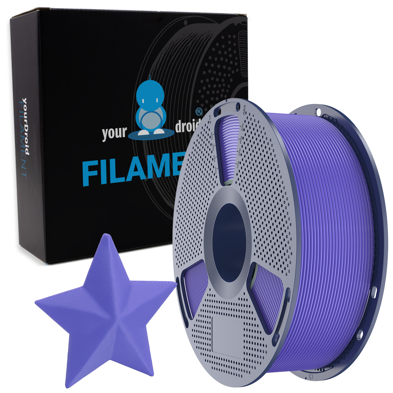 yourDroid PLA+ Filament Lila 1.75mm 1kg