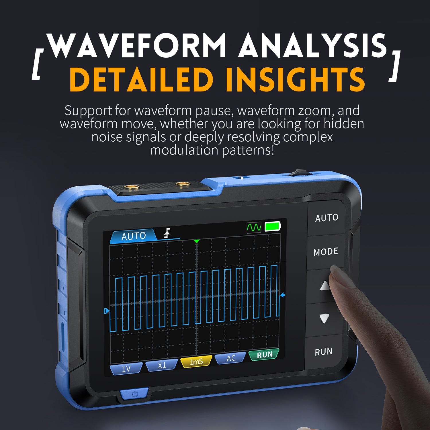 FNIRSI DSO-153 Mini-Oszilloskop mit Signalgenerator – 1 MHz Bandbreite, 5 MS/s, 2,4" Display