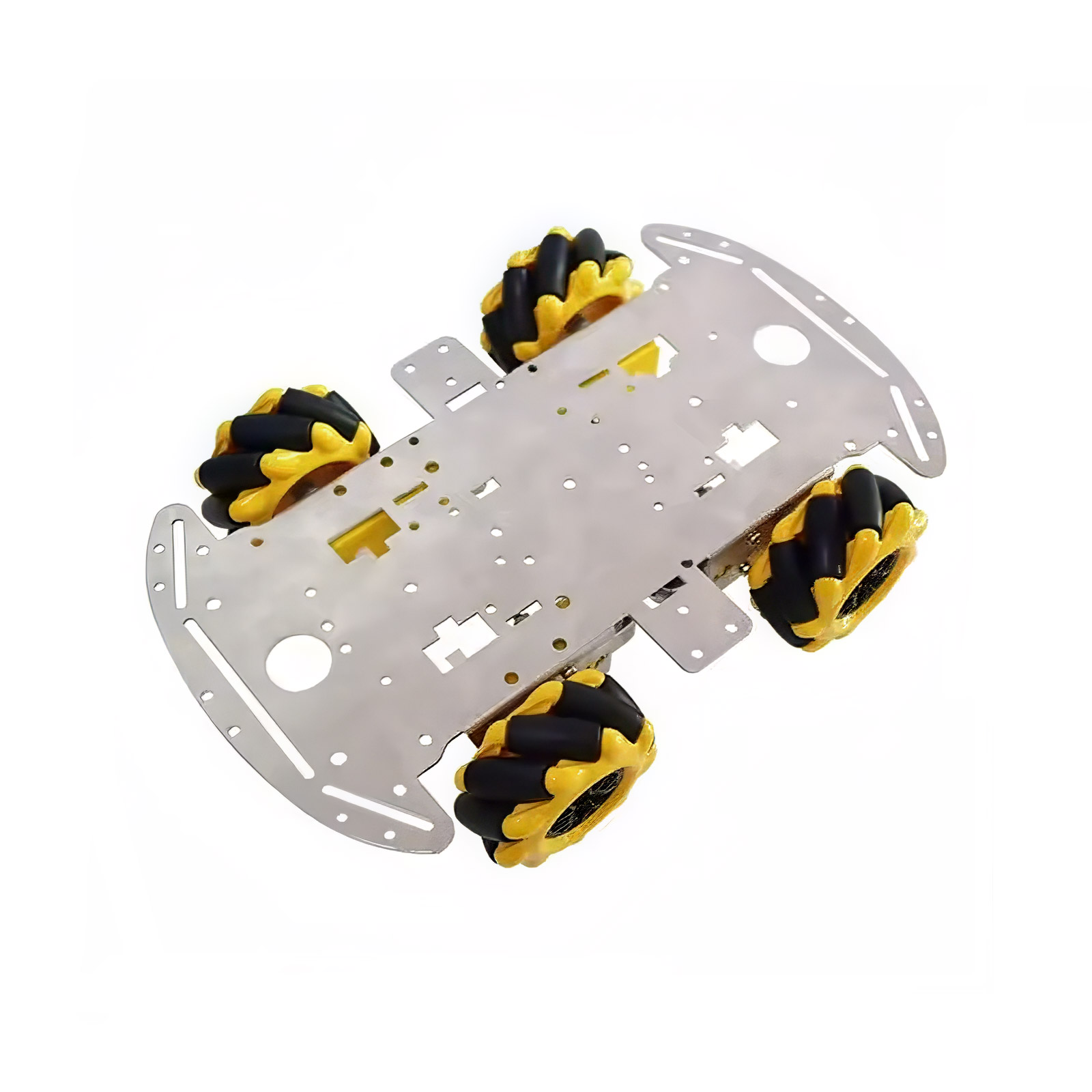 4WD Smart Car Alumium Chassis Mecanum Wheels