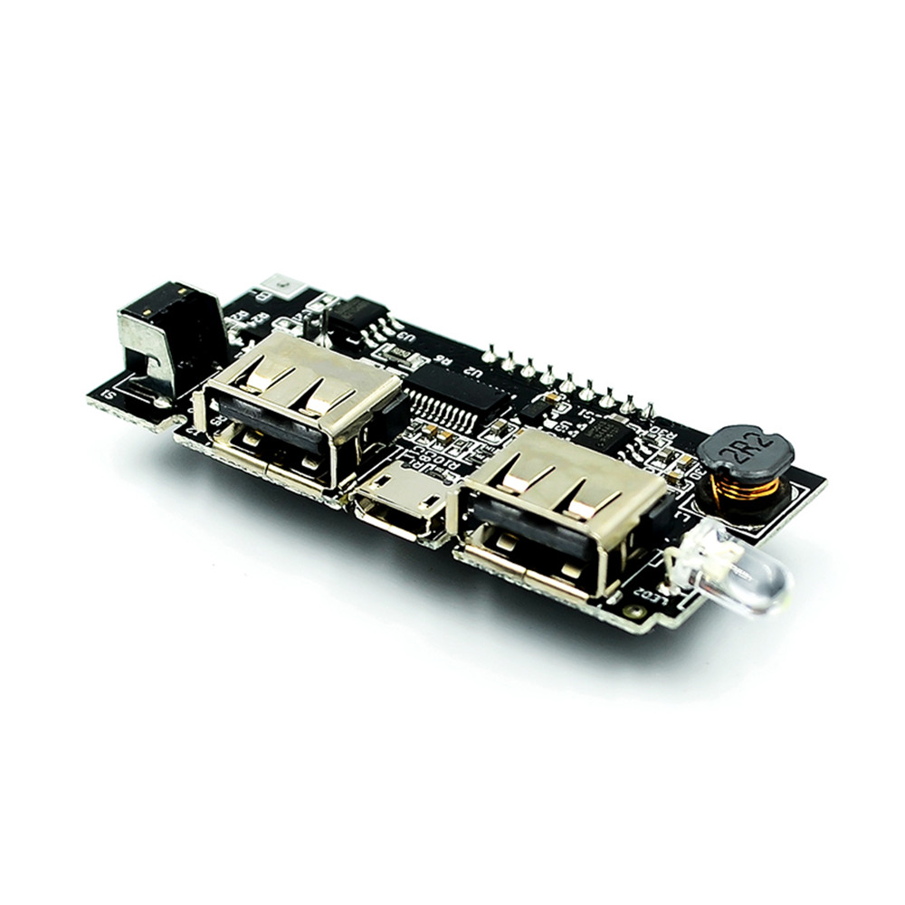 Dual USB 5V 1A/2.1A Powerbank Ladegerät Modul – 18650 Akku Lademodul