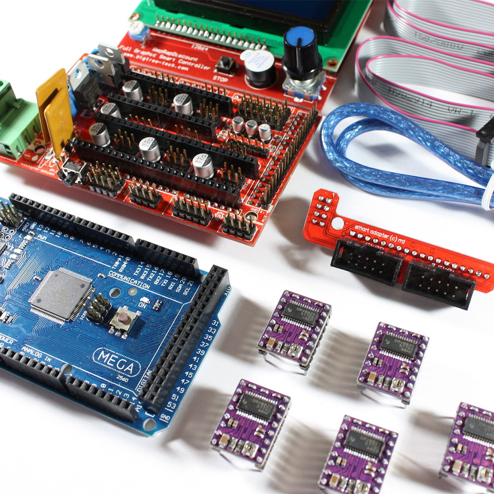 Ramps 1.4 Kit + 12864 LCD Controller + DRV8825 Schrittmotoren