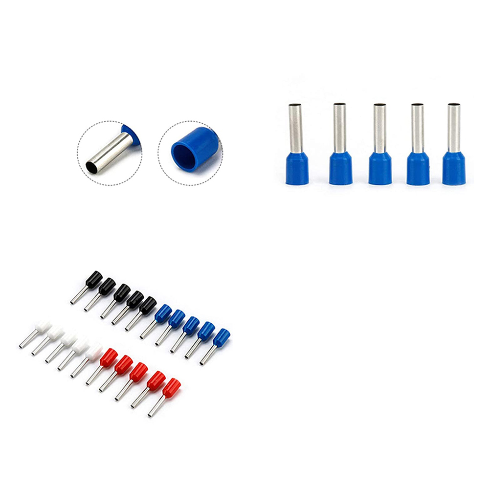 Aderendhülsen Set Sortiment isoliert 1200 Stück Kabel Endhülsen 0,5mm - 10mm²