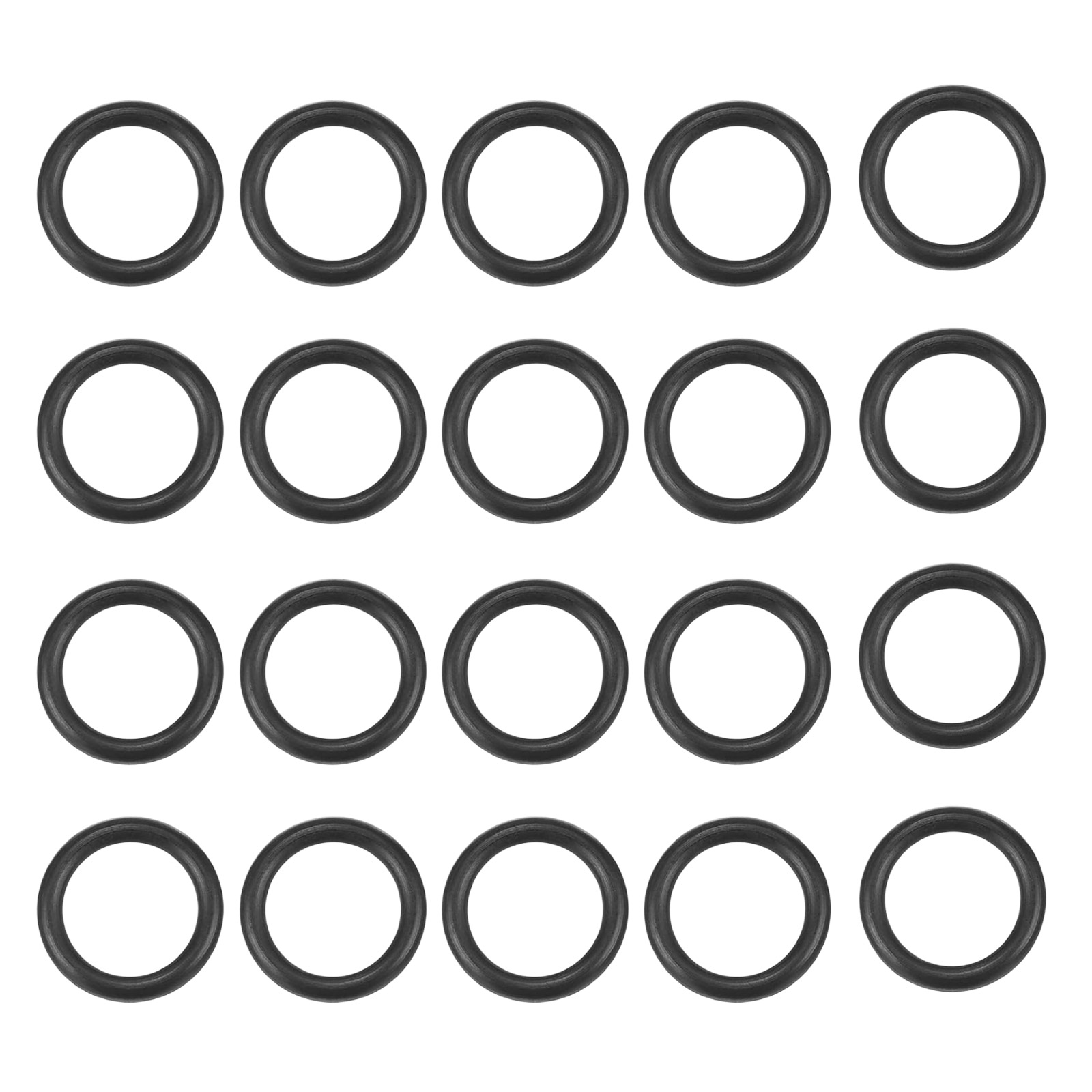 20x Gummi O-Ring 8 x 1 mm Dichtungsring Rundring