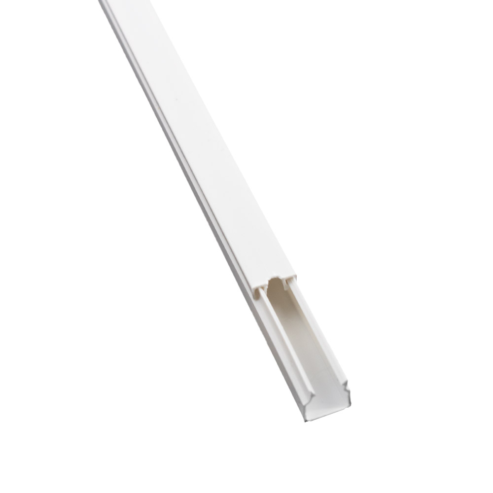 25x 1m yourDroid Kabelkanal - 10x10 mm weiss - Selbstklebend