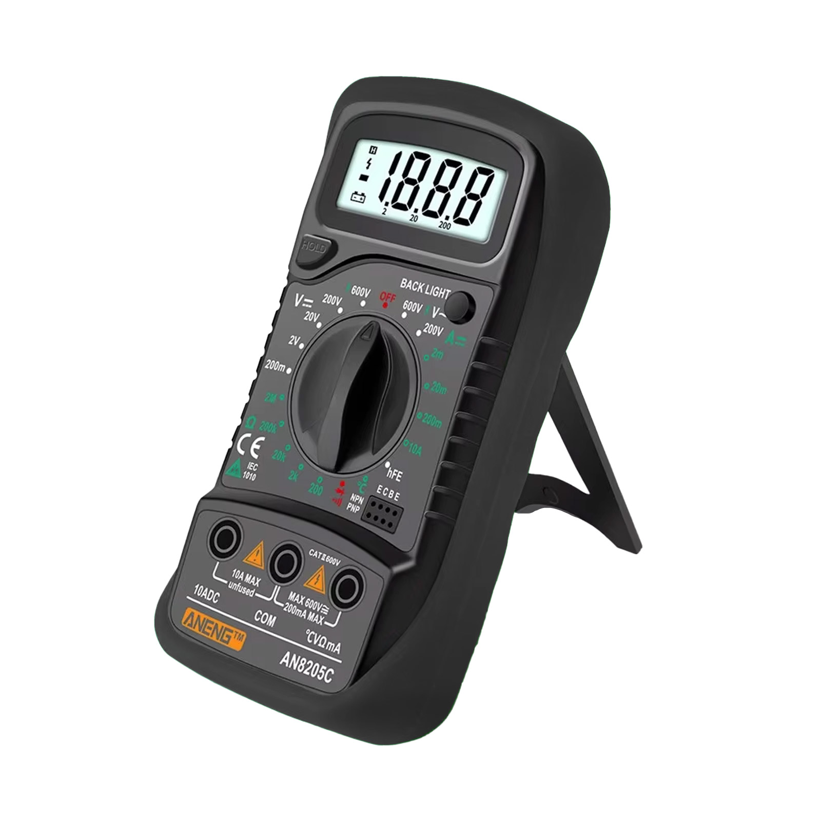 ANENG AN8205C Digitales Multimeter mit Thermometer