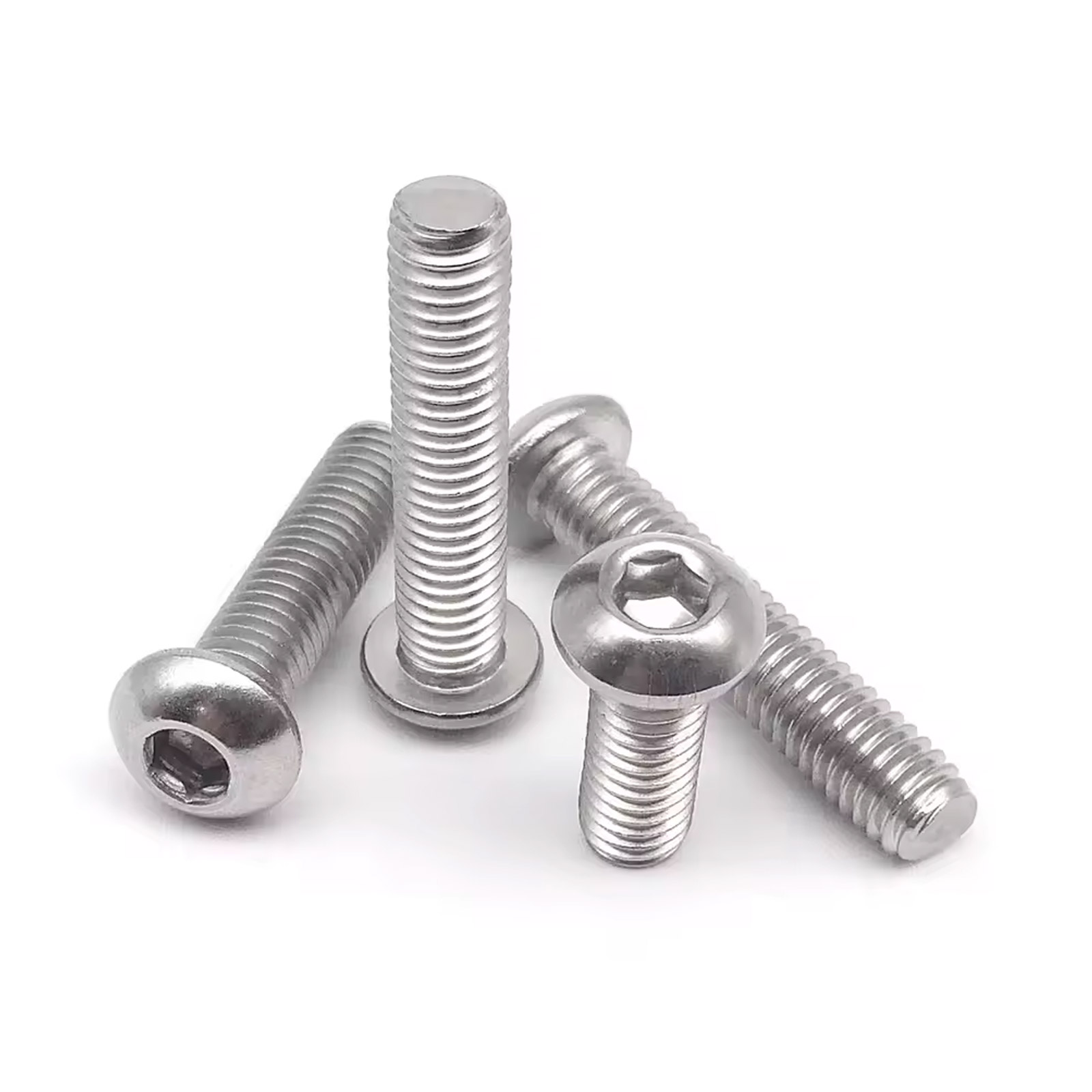 50x M5x30mm Linsenkopfschraube Innensechskant ISO7380 Edelstahl rostfrei
