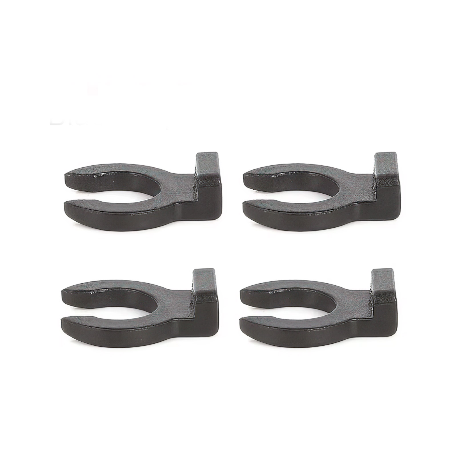 10x PTFE Verbinder Clip schwarz