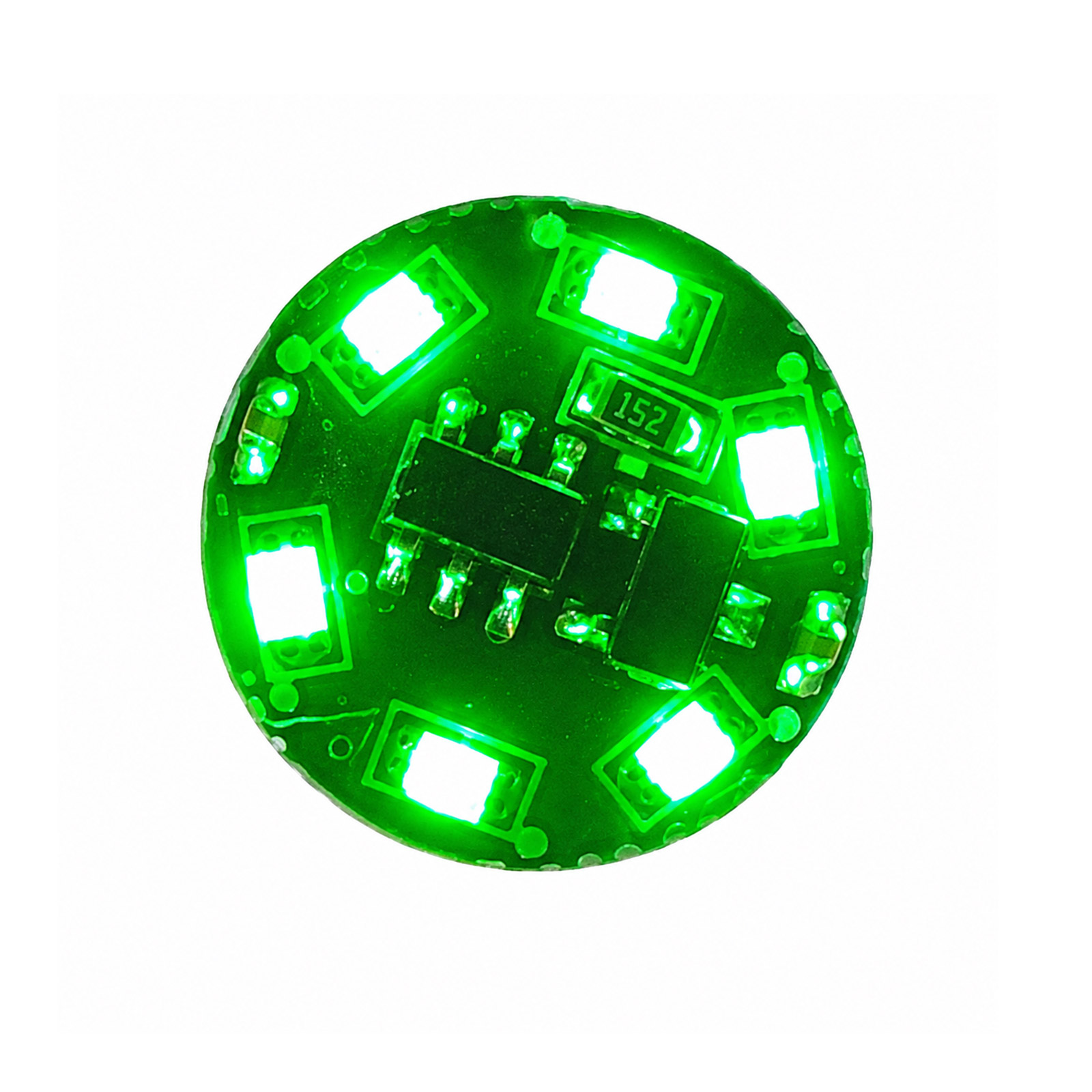 Magnetisches Mini LED-Modul Grün, 8 Modi kabellos CR927