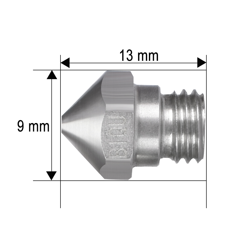 MK10 Edelstahl Düse 0.3mm / 1.75mm