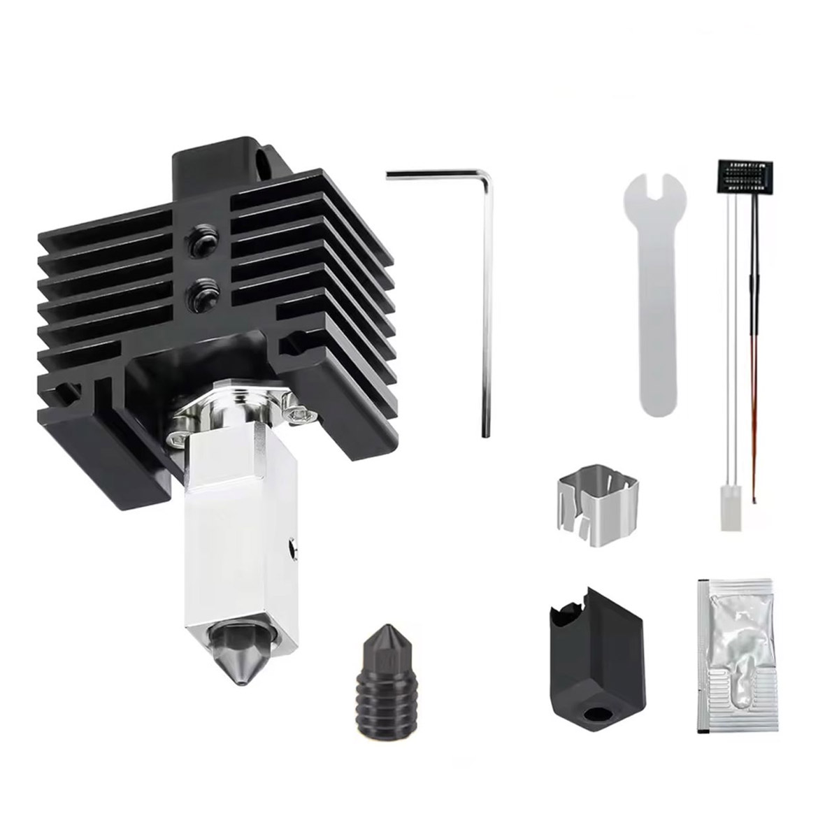 Hotend Komplettset für Bambu Lab P1S 0.2mm Düse