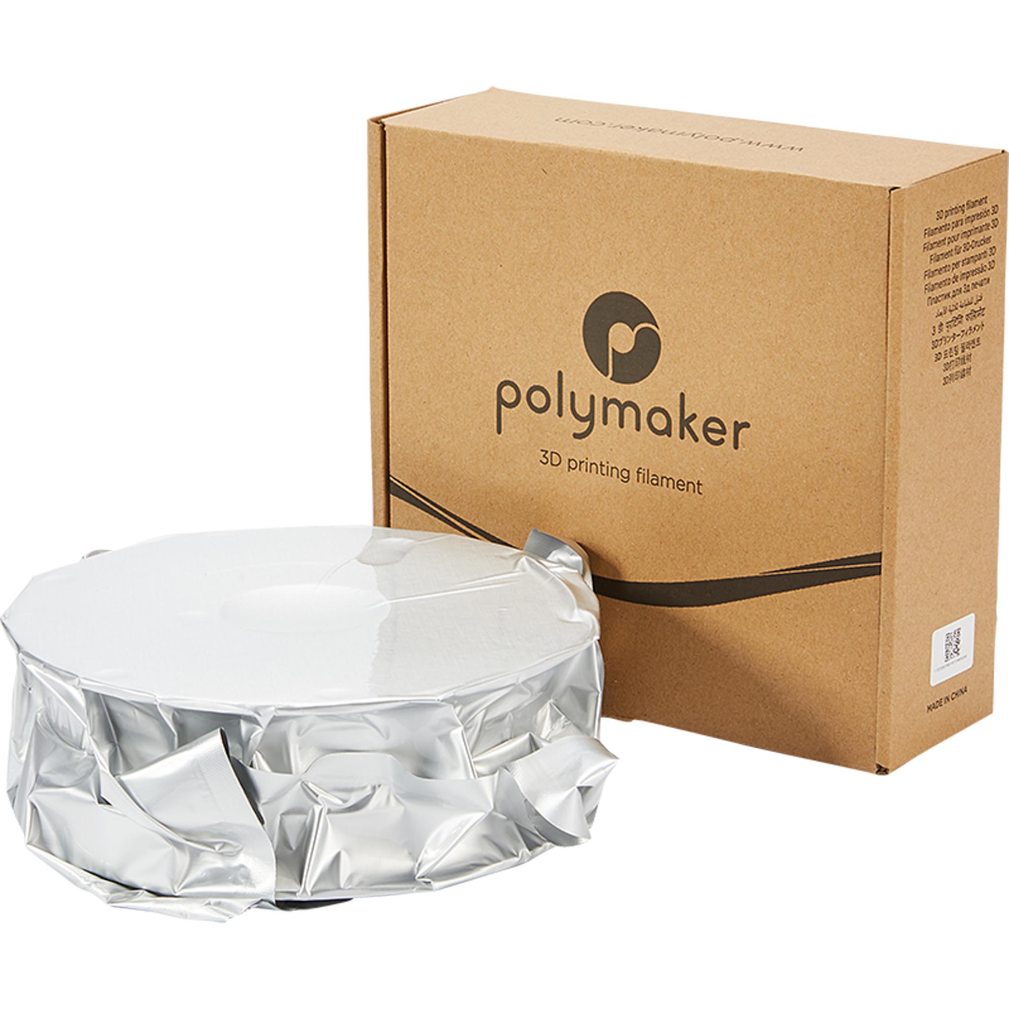 Polymaker PolyLite PETG Filament Schwarz 1.75mm 1kg