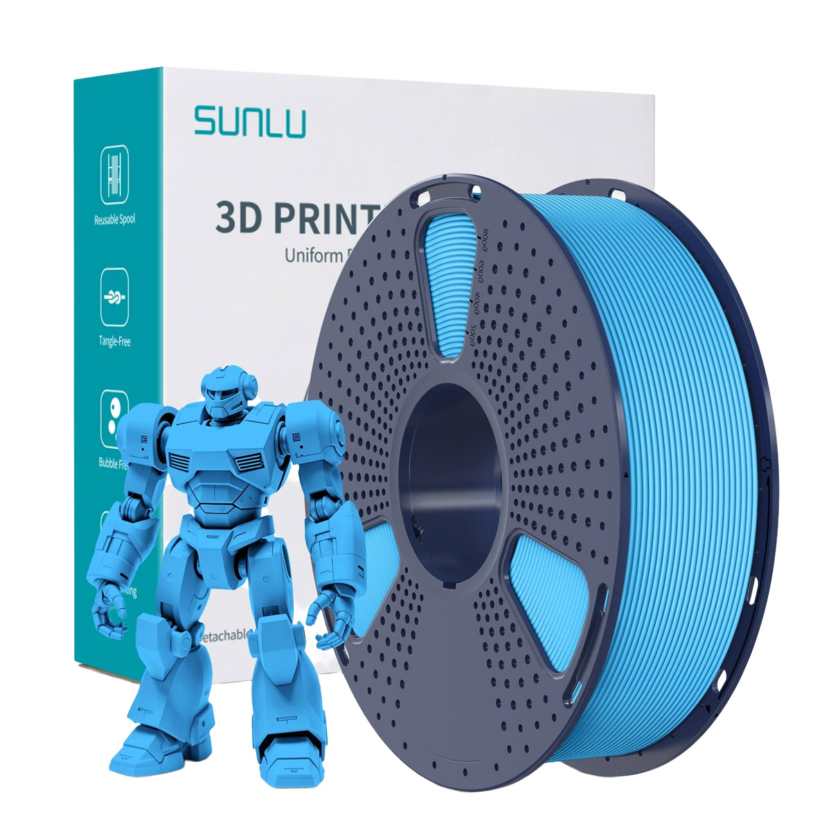 Sunlu PETG Filament Sky Blue 1.75mm 1kg