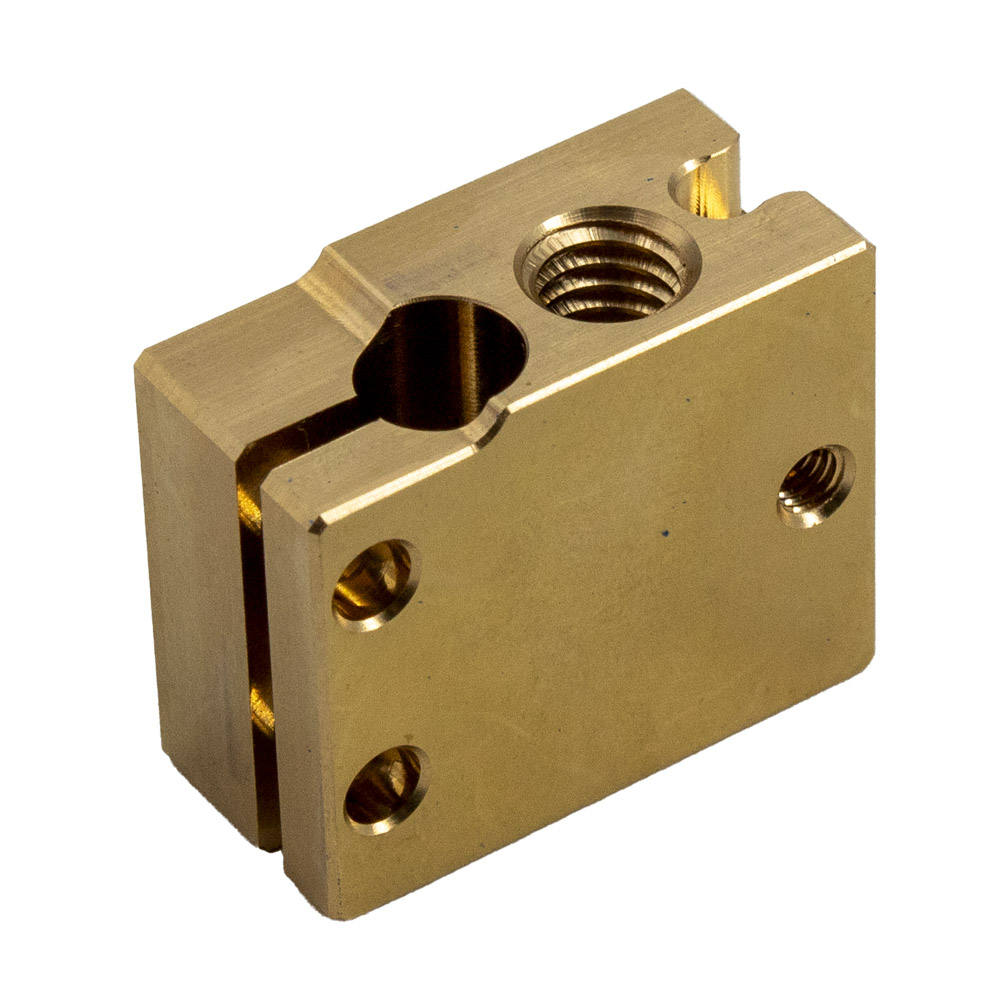 High Flow Heizblock PT100 Volcano kompatibel Plated Copper