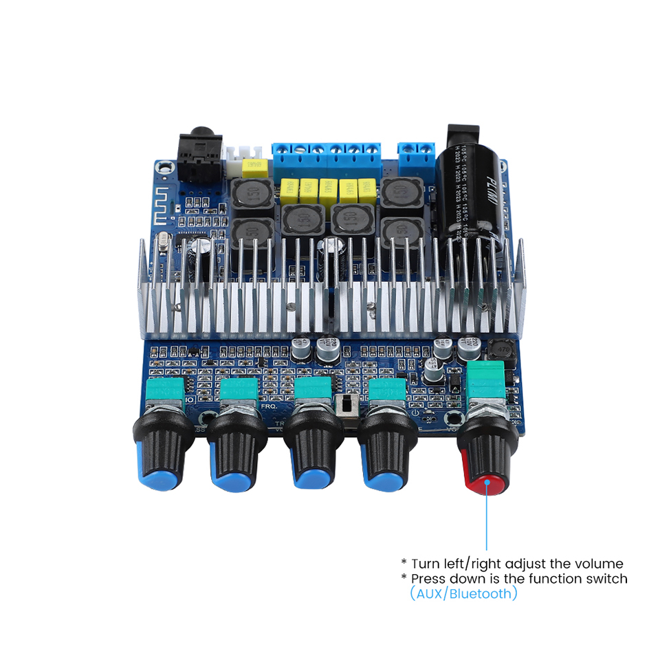 AIYIMA TPA3116 2.1 Kanal Bluetooth 5.0 Verstärker Board 2x50W + 100W Subwoofer