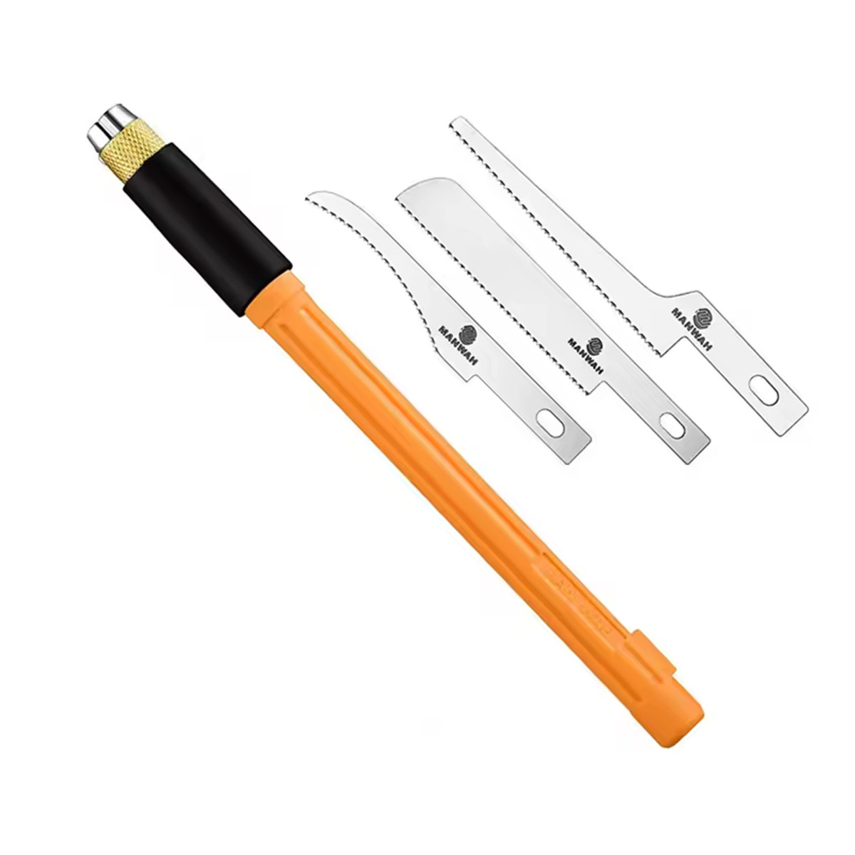 Mini-Handsäge mit 3 Sägeblättern für Modellbau und DIY-Projekte