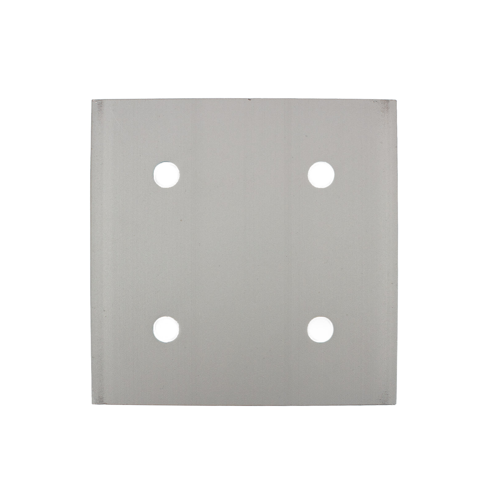 Montageplatte 100100-4 für Aluminiumprofile Silber