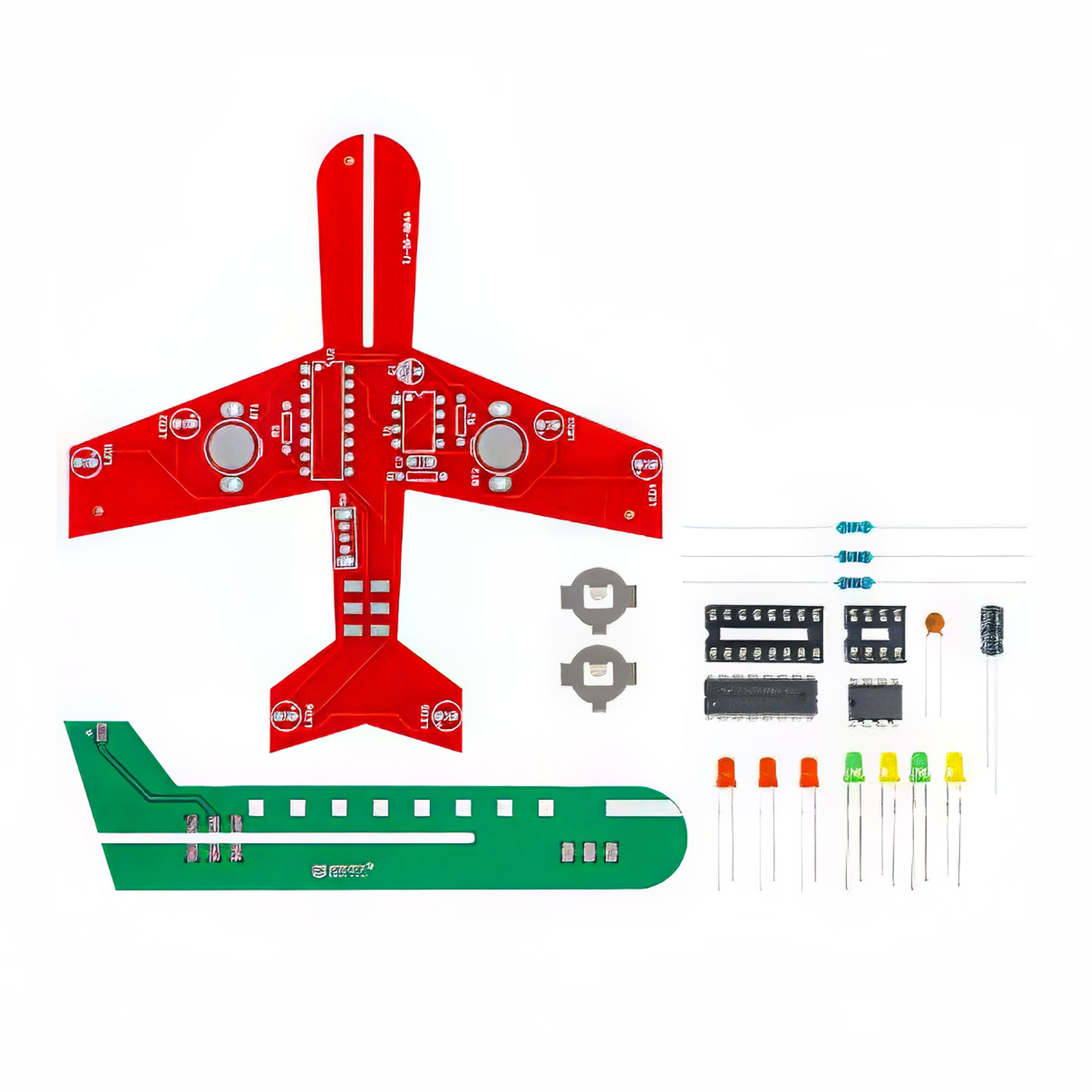 Bausatz: Flugzeug mit LEDs zum Löten