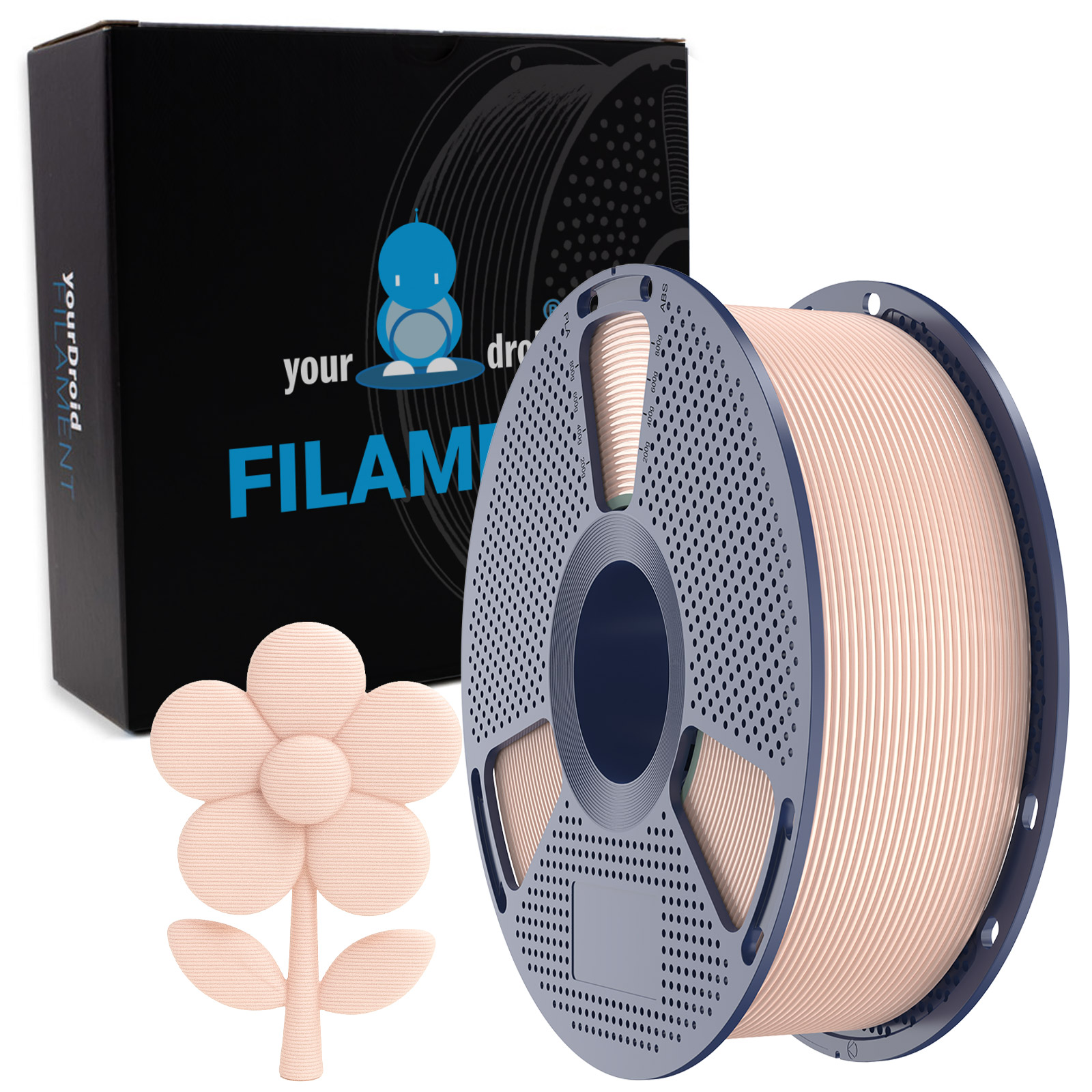 yourDroid PLA+ Filament Beige 1.75mm 1kg
