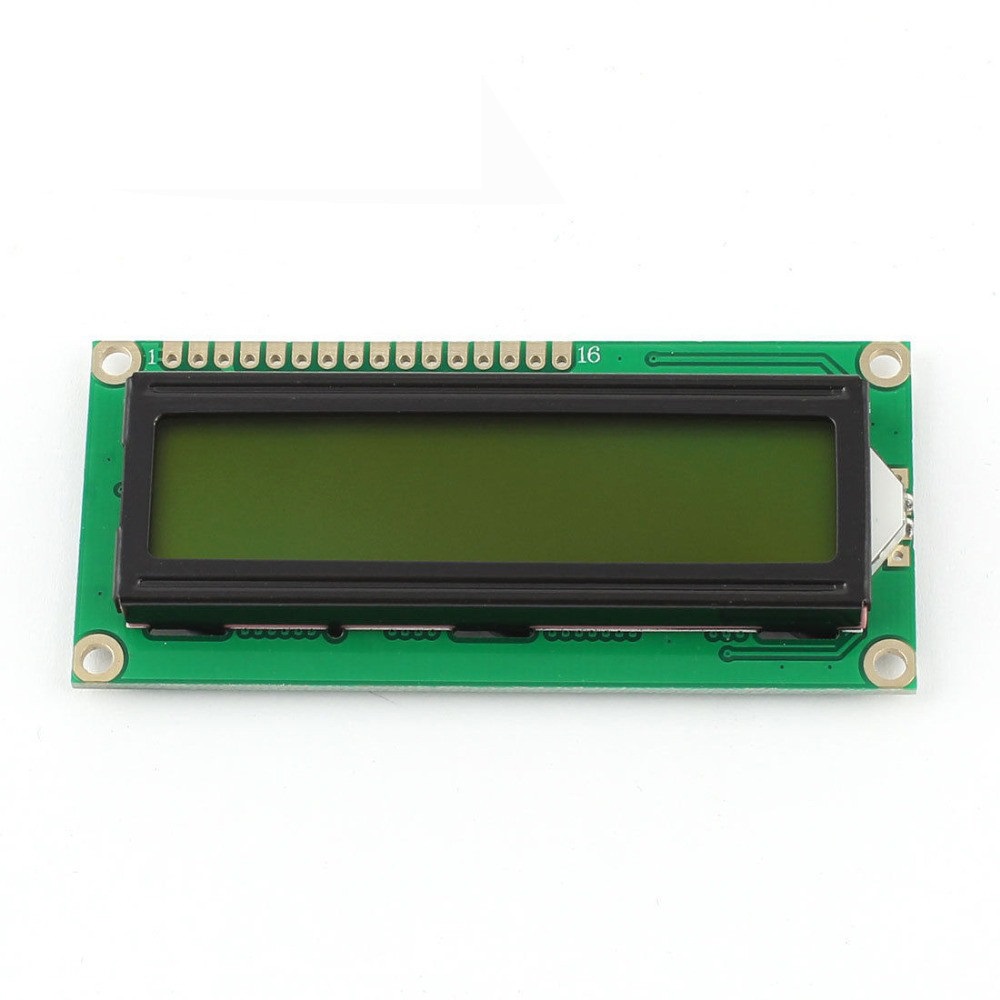 LCD Display Modul 1602 HD44780 Gelb/Grüne Beleuchtung