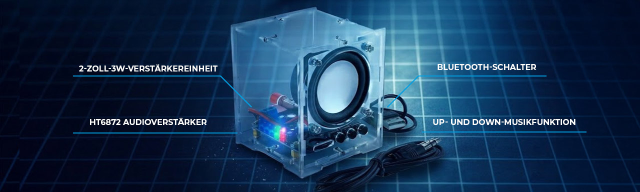 Banner Bausatz Bluetooth Lautsprecher Box
