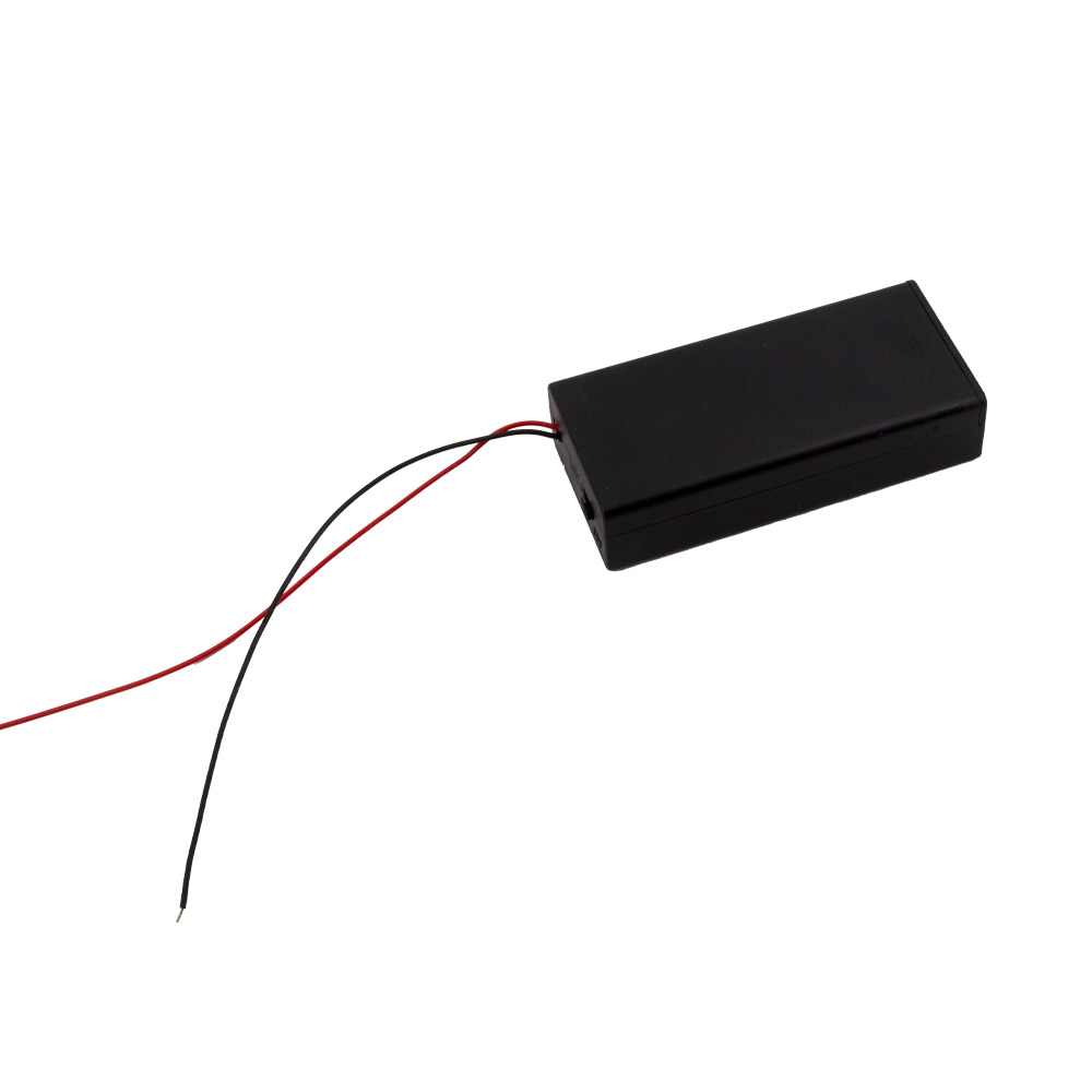 Batteriegehäuse für 2x 18650 mit AN/AUS-Schalter DC 7,4V
