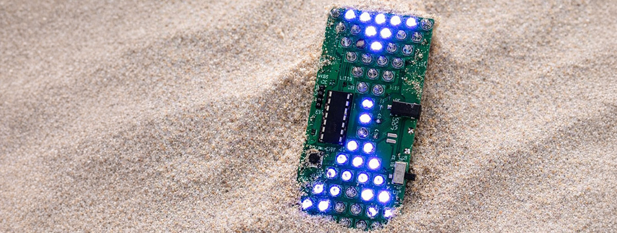 Banner Bausatz LED Sanduhr