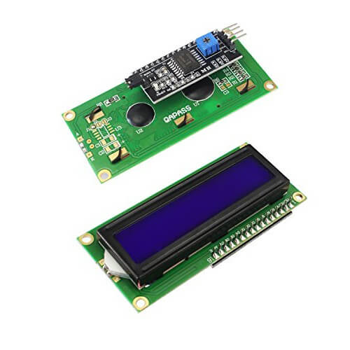 LCD Display Modul 1602 HD44780 I2C (gelötet)