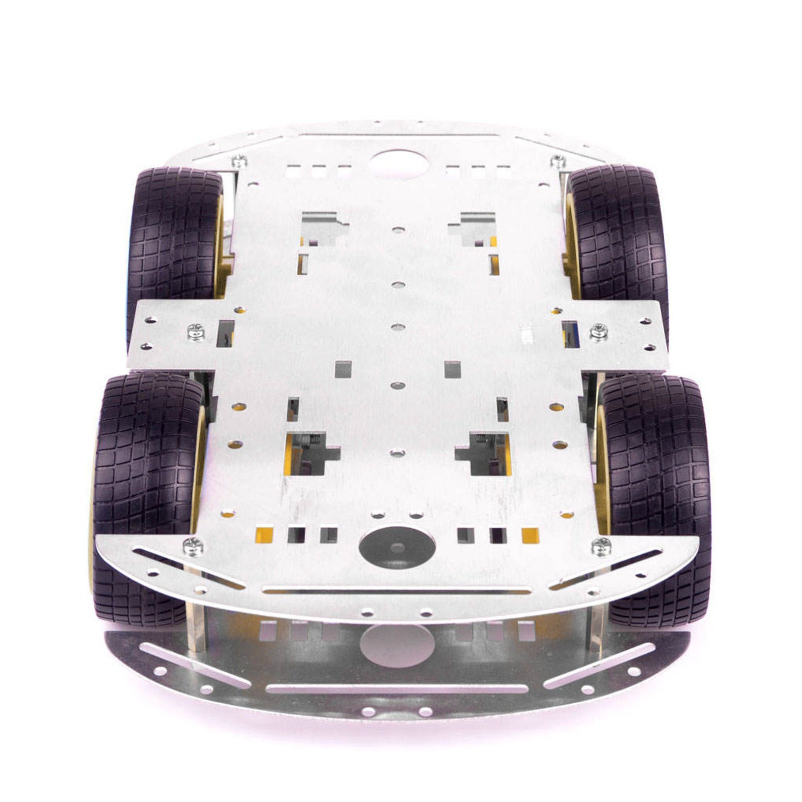 Bausatz 4WD Smart Car Chassis Aluminium für Roboter