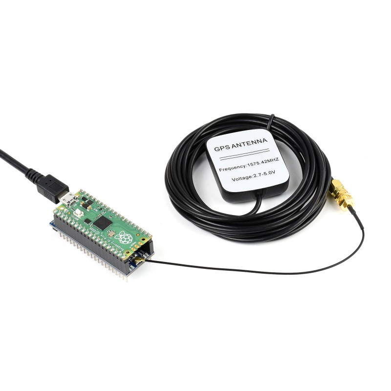 Waveshare L76B GNSS Modul mit GPS Antenne für Raspberry Pi Pico