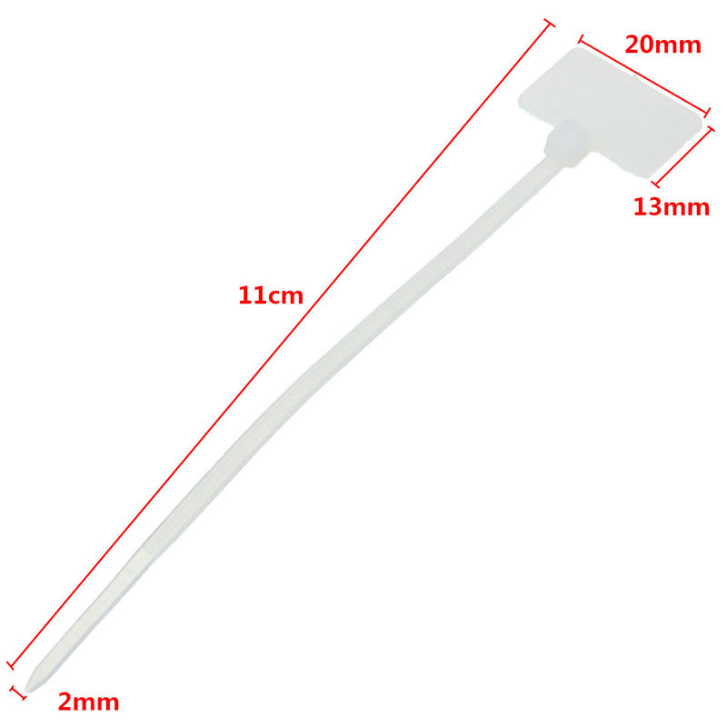 Kabelmarkierer selbstsichernd 100 stück 20x13mm