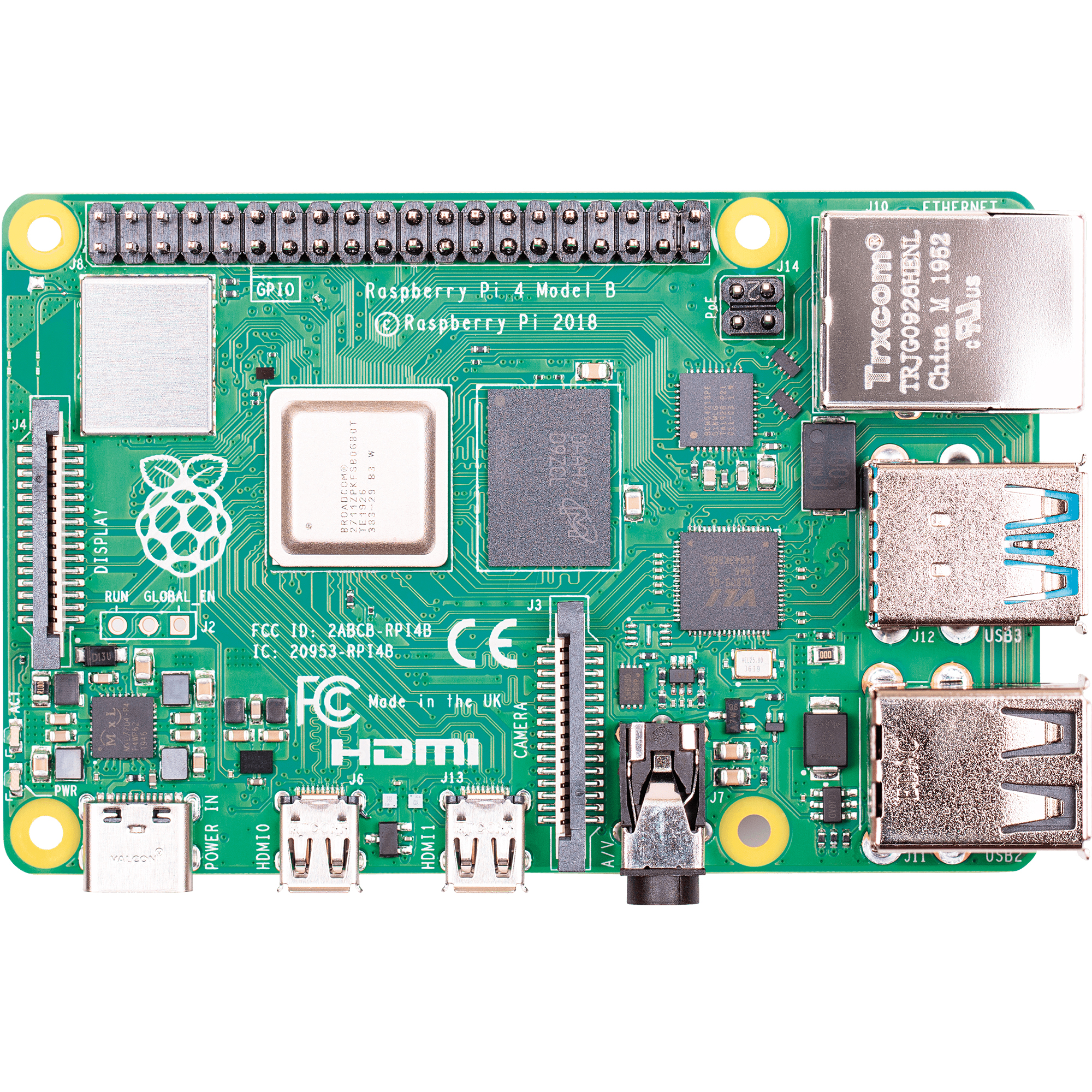 Raspberry Pi 4 Computer Modell B 2GB RAM