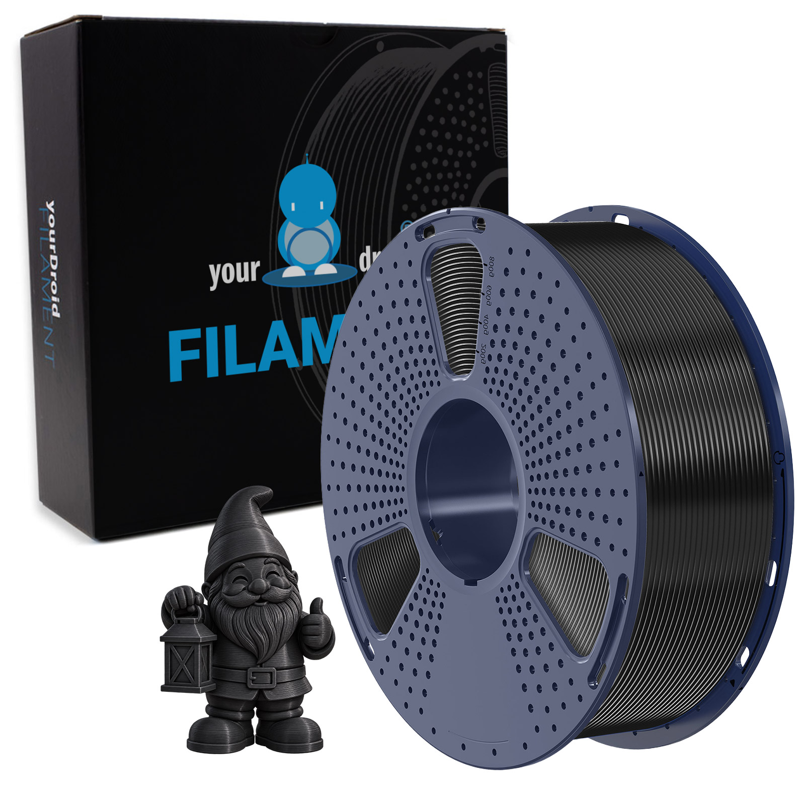 yourDroid easy PA6 Nylon Filament Schwarz 1.75mm 1kg