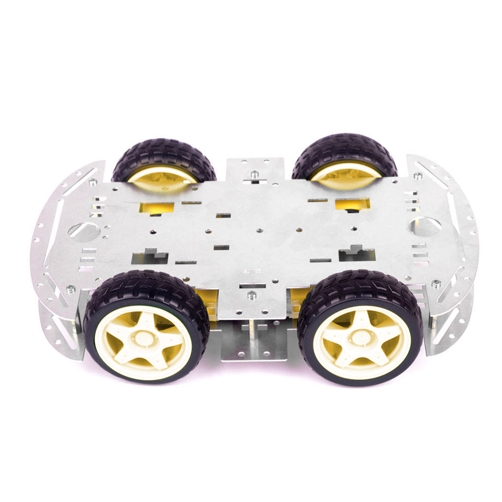 Bausatz 4WD Smart Car Chassis Aluminium für Roboter