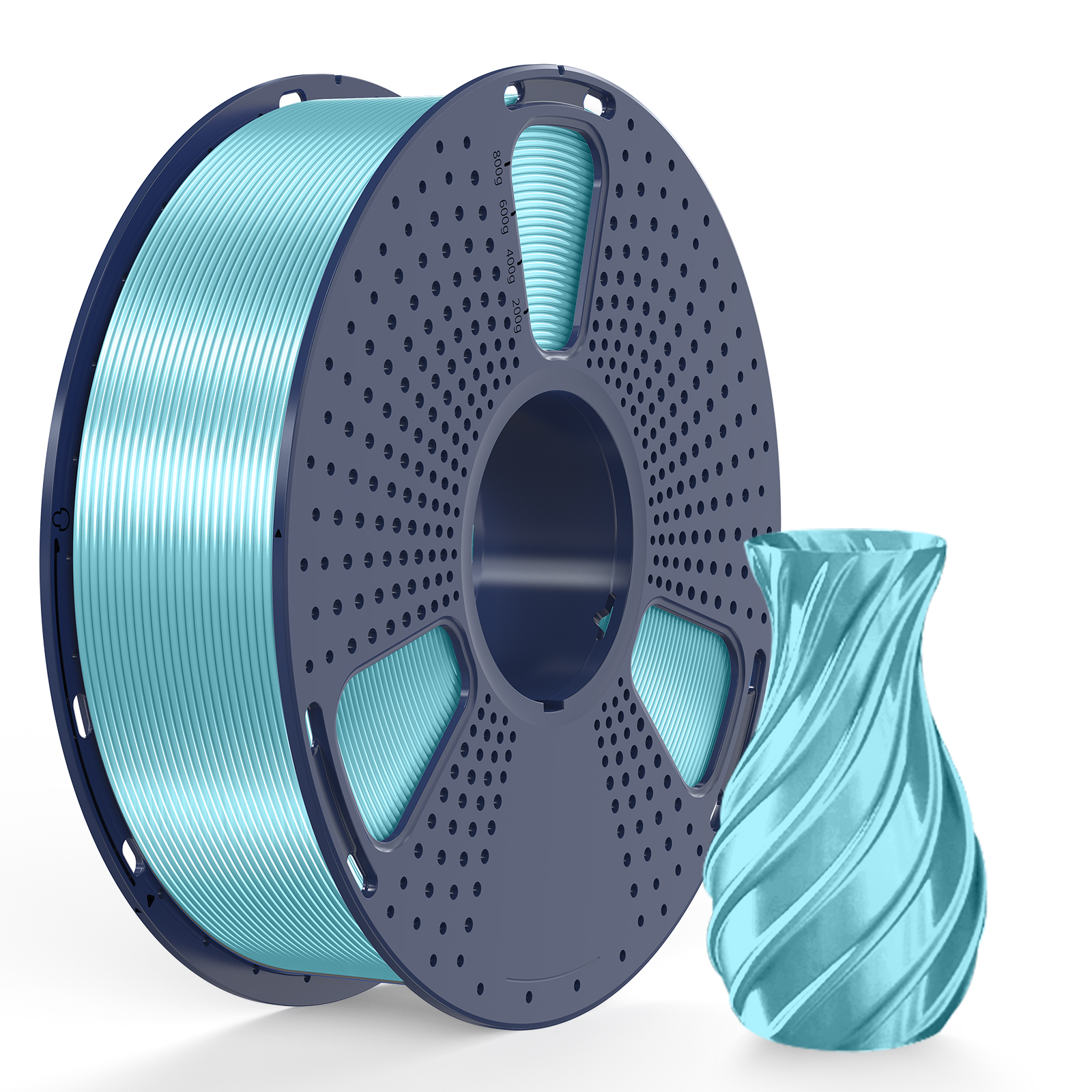 Sunlu TPU Silk Filament Light Blue 1.75mm 1kg