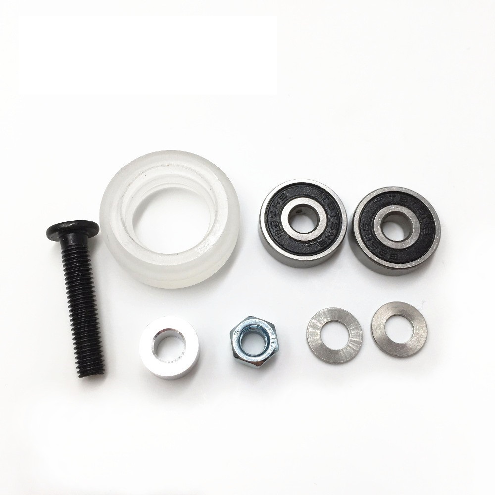 CNC Clear Polycarbonate Xtreme Solid V Wheel Kit