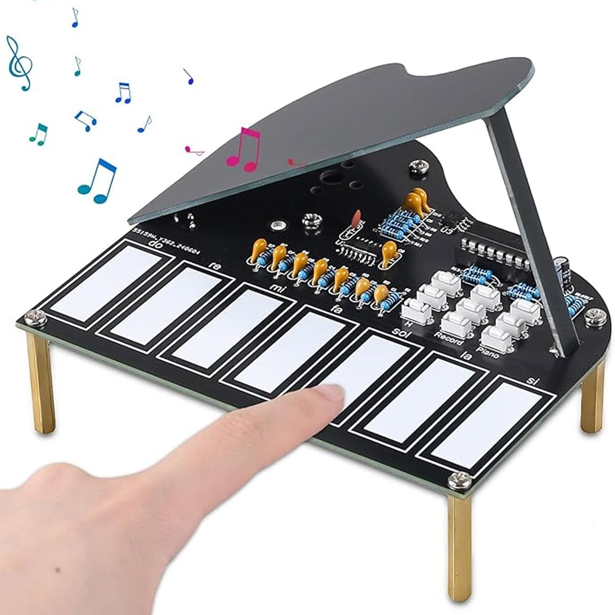 Bausatz Elektronisches Piano mit Touchfunktion und Aufnahme